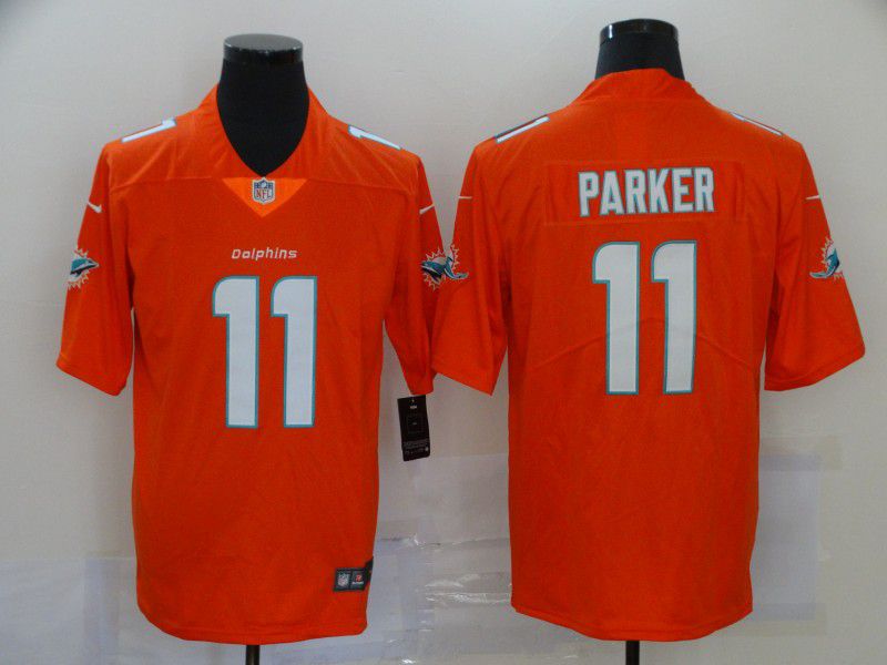 Men Miami Dolphins #11 Parker Orange 2020 Vapor Untouchable Playe Nike NFL Jersey->detroit lions->NFL Jersey